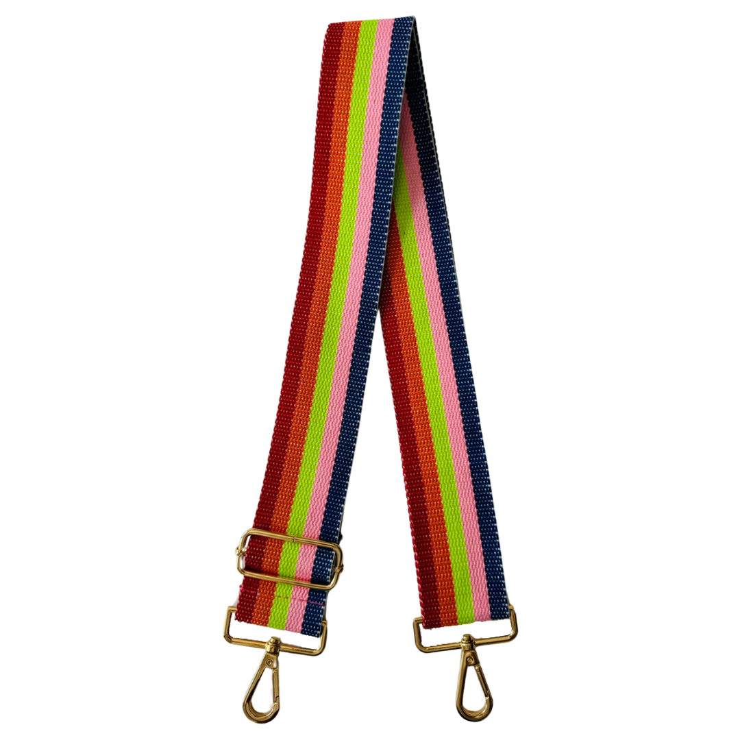 The Rainbow Stripe with Gold Hardware