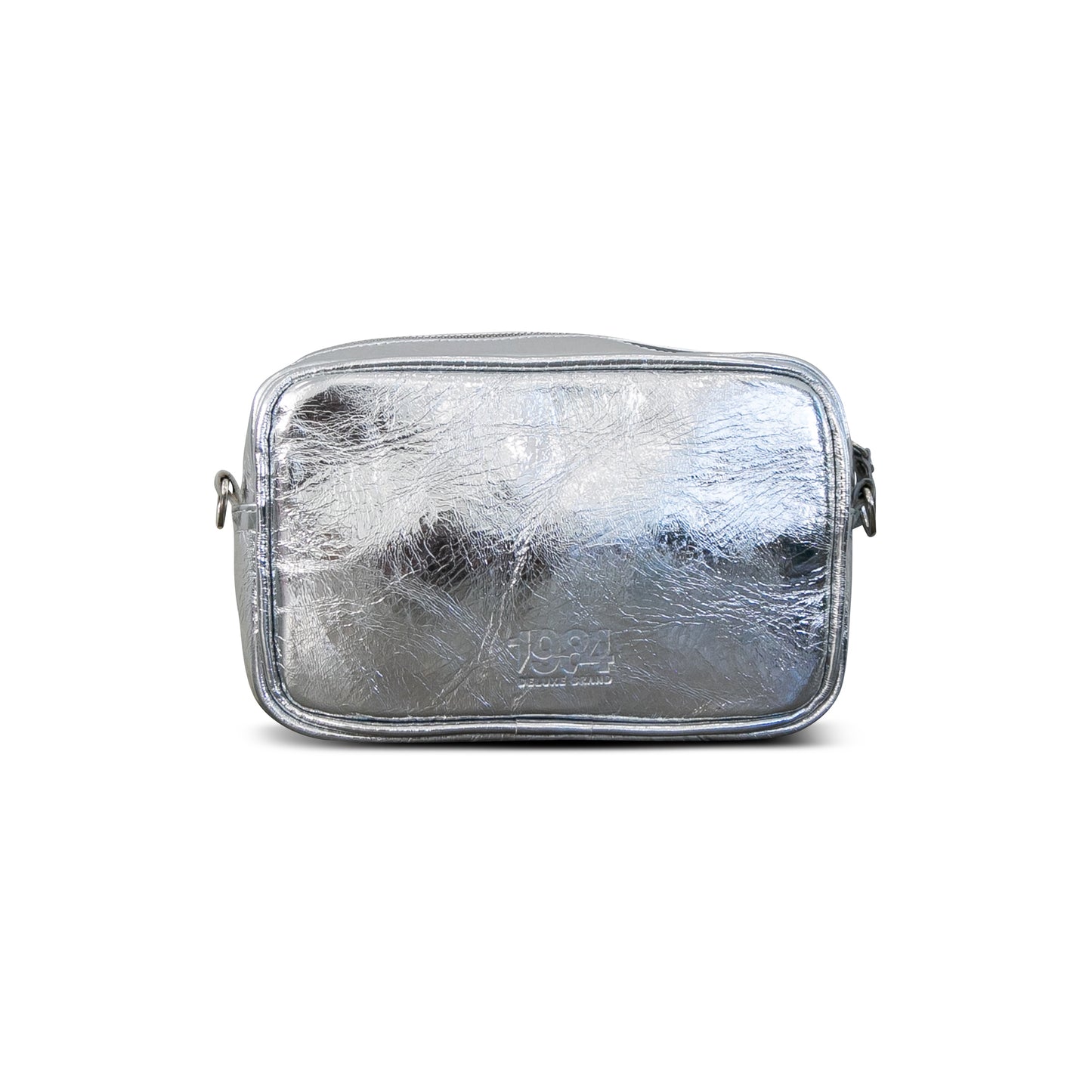 The Metallic Silver Bowler Bag