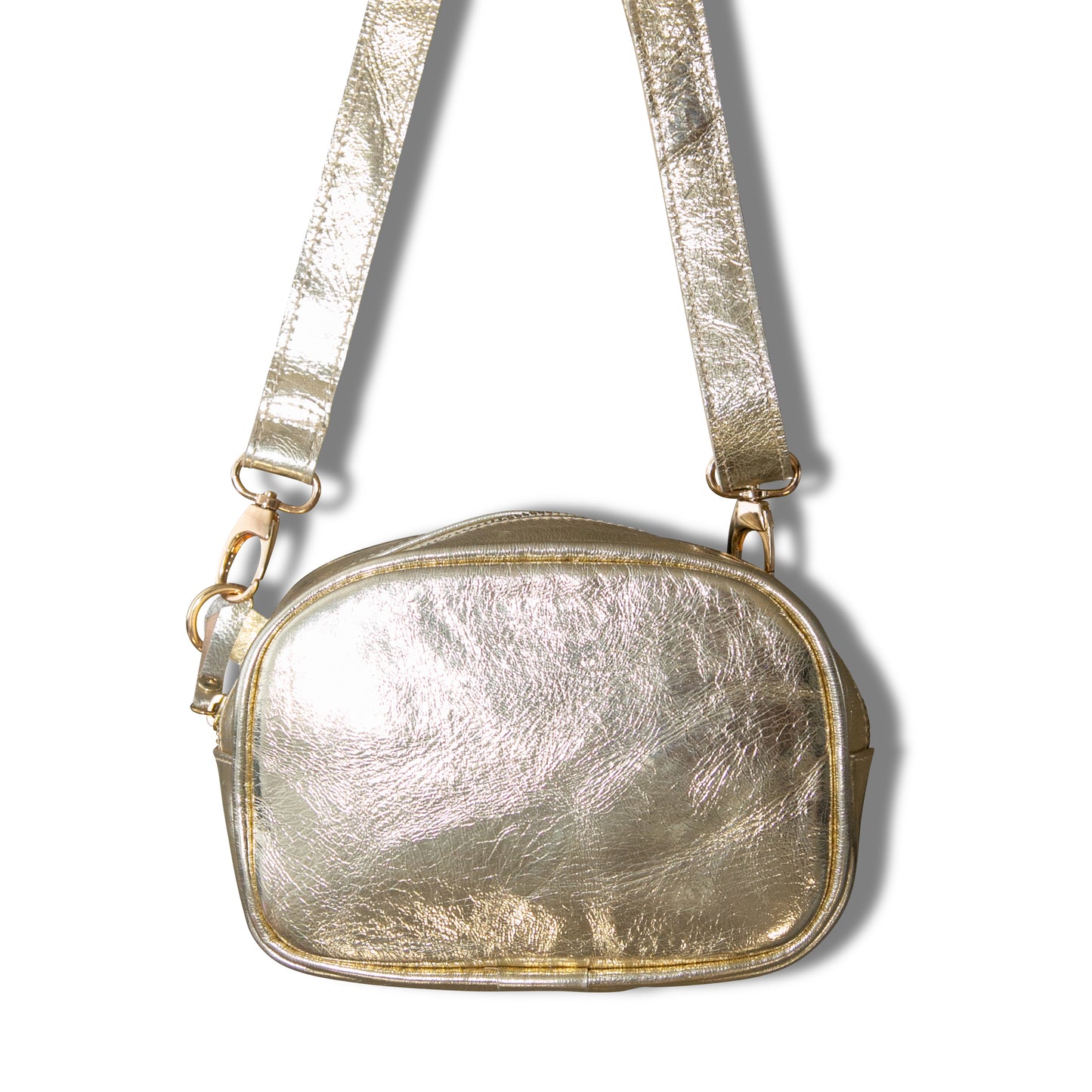 The Metallic Gold Pouch Bag