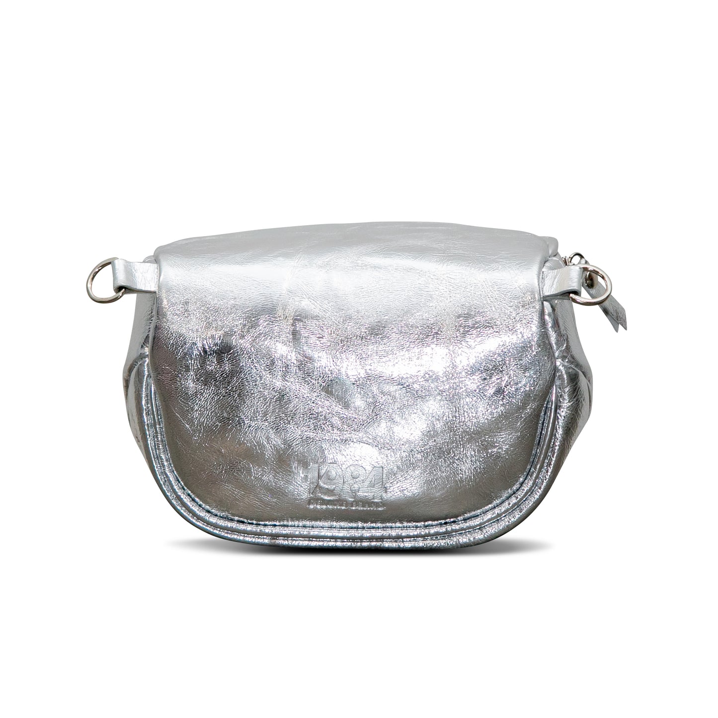 The Metallic Silver Cross Body Bag