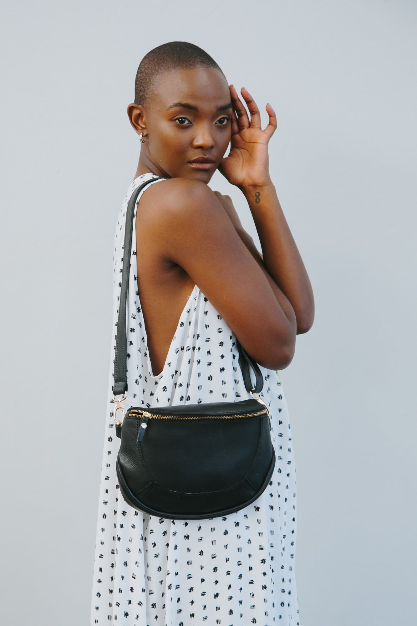 The Black Sleek Cross Body Bag