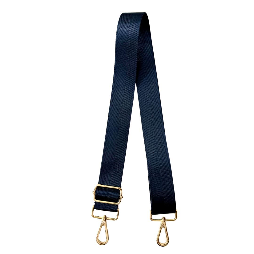 The Navy Blue with Gold Hardware