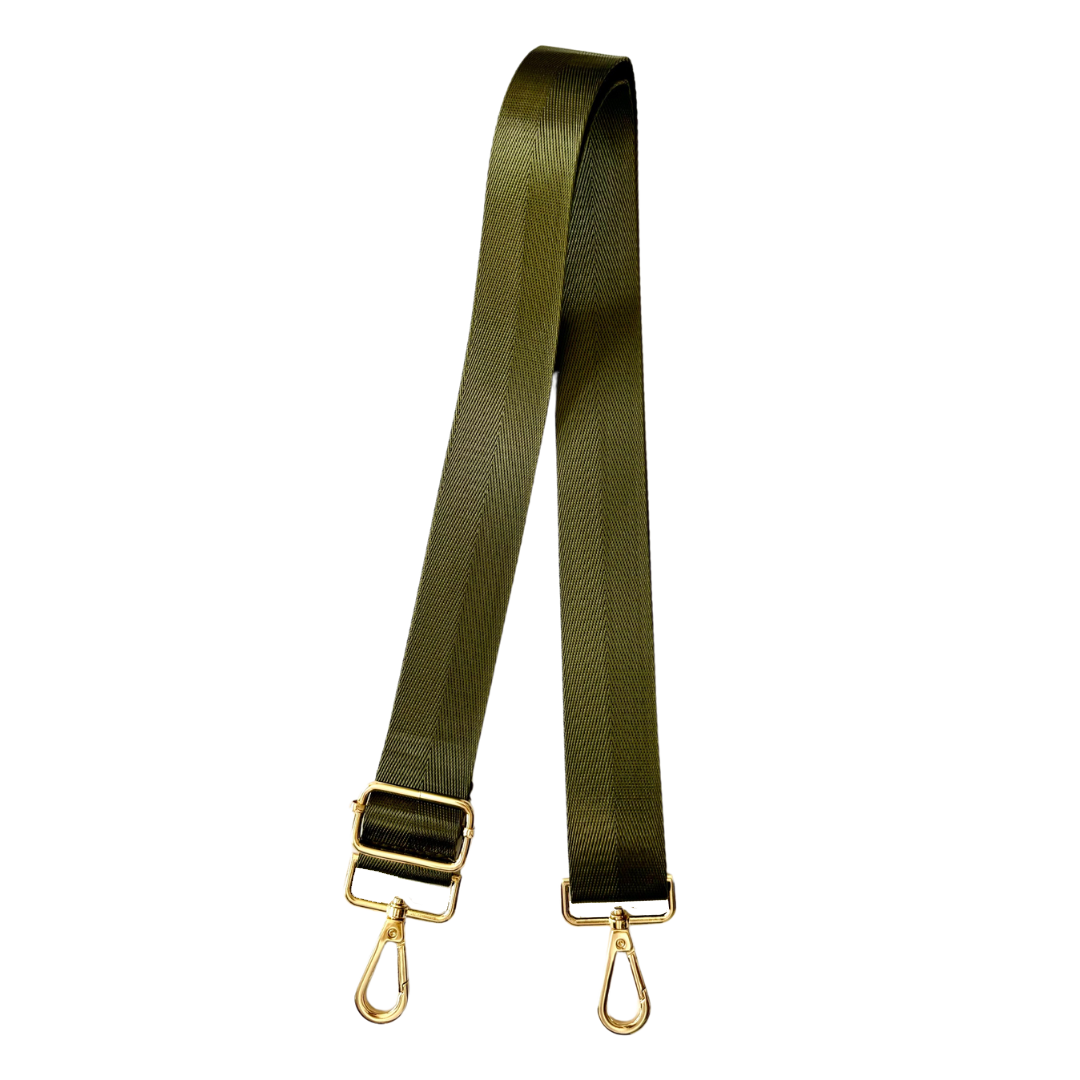 The Olive Green with Gold Hardware