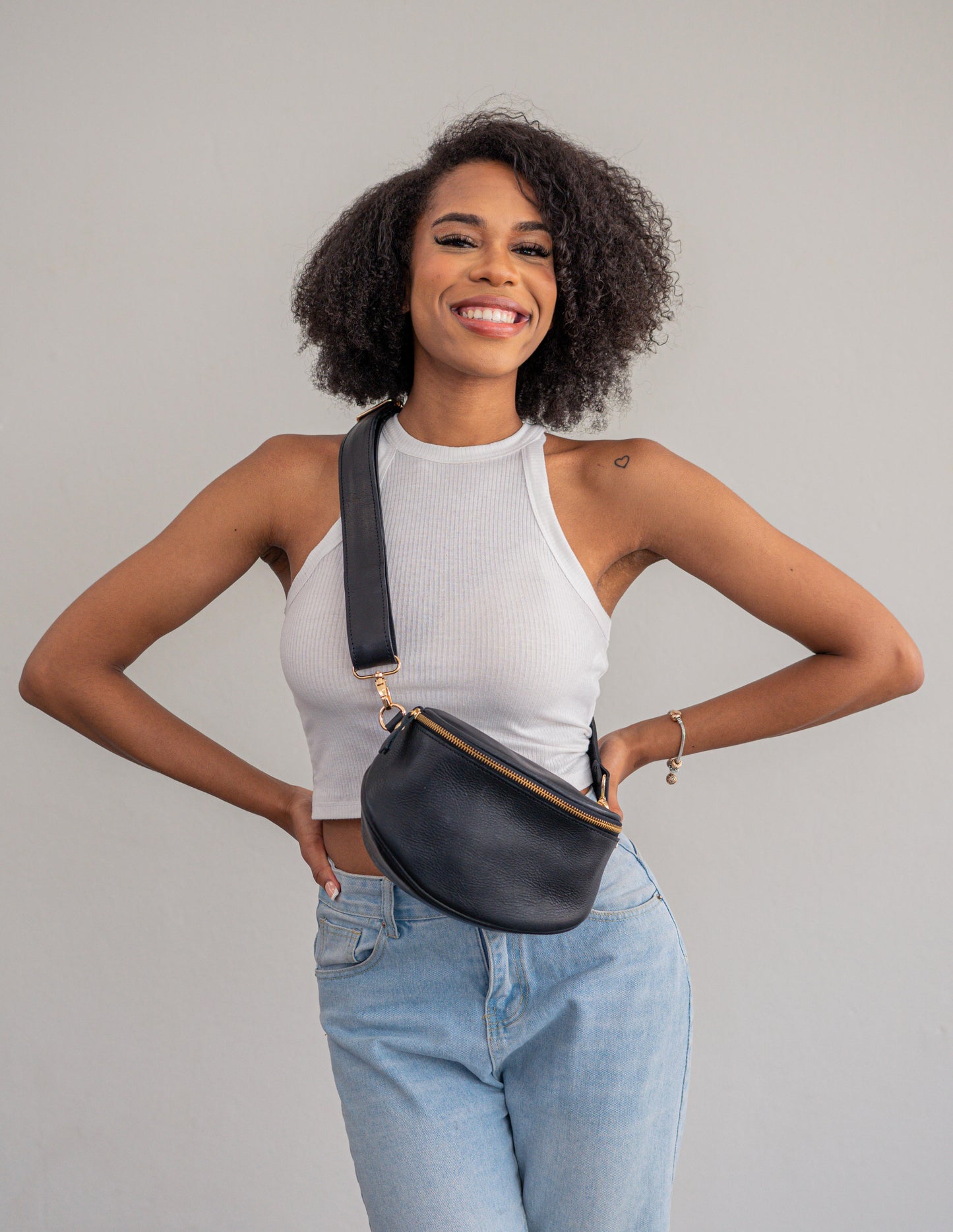 The Black Cross Body Bag