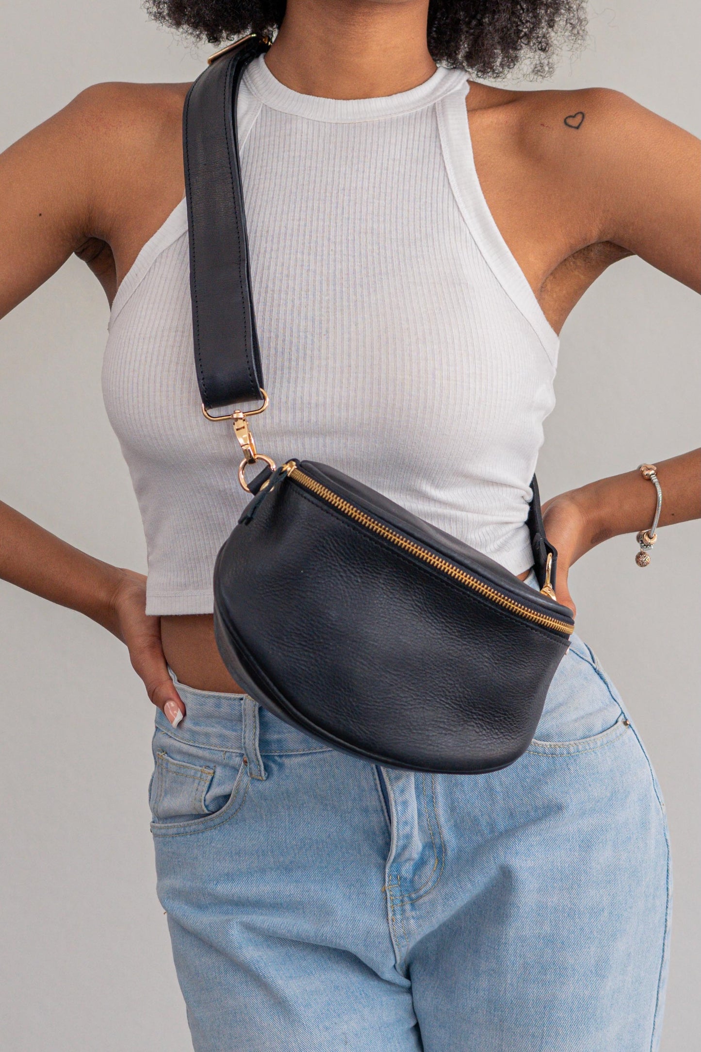 The Black Cross Body Bag