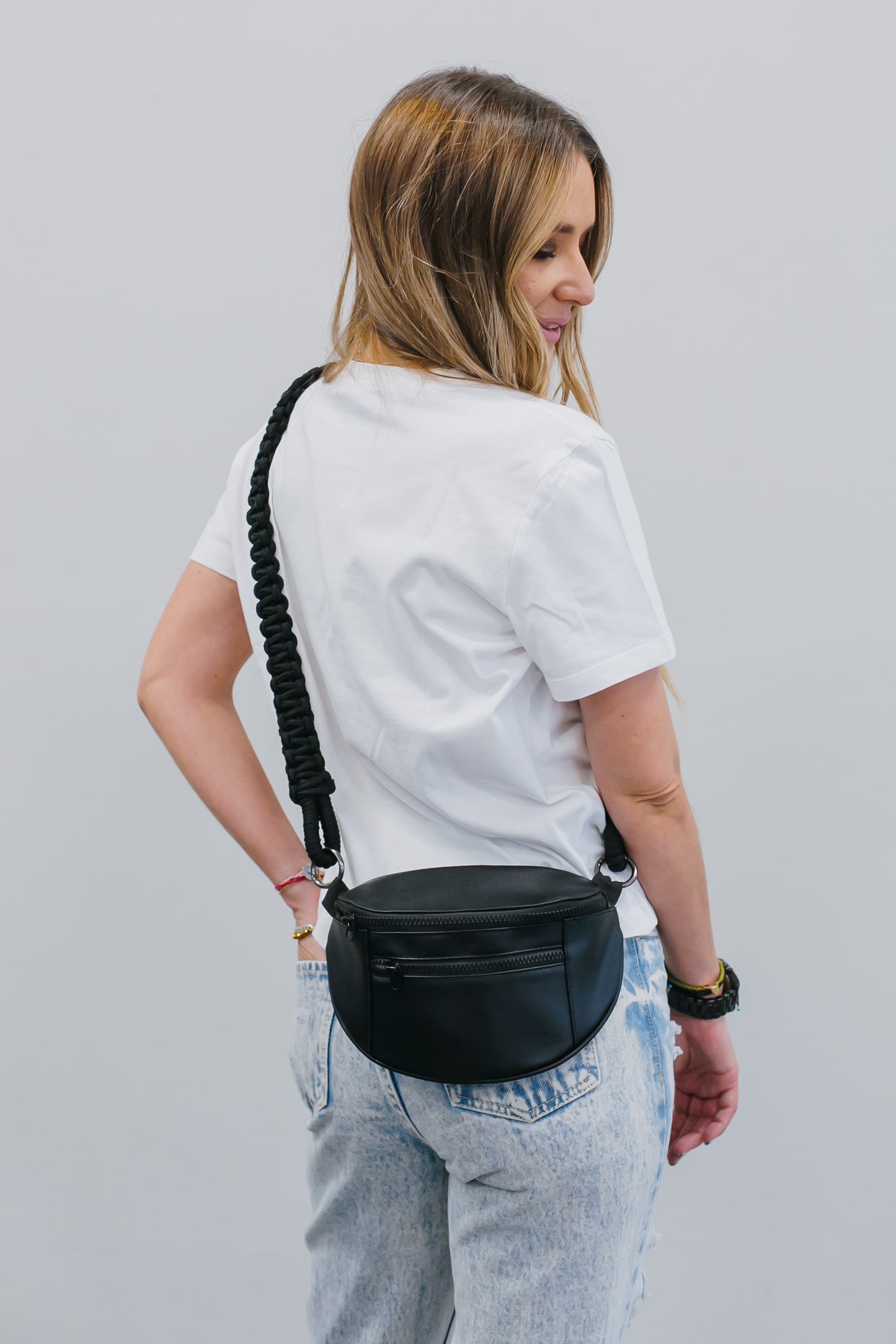 The Black Street Style Rope Bag