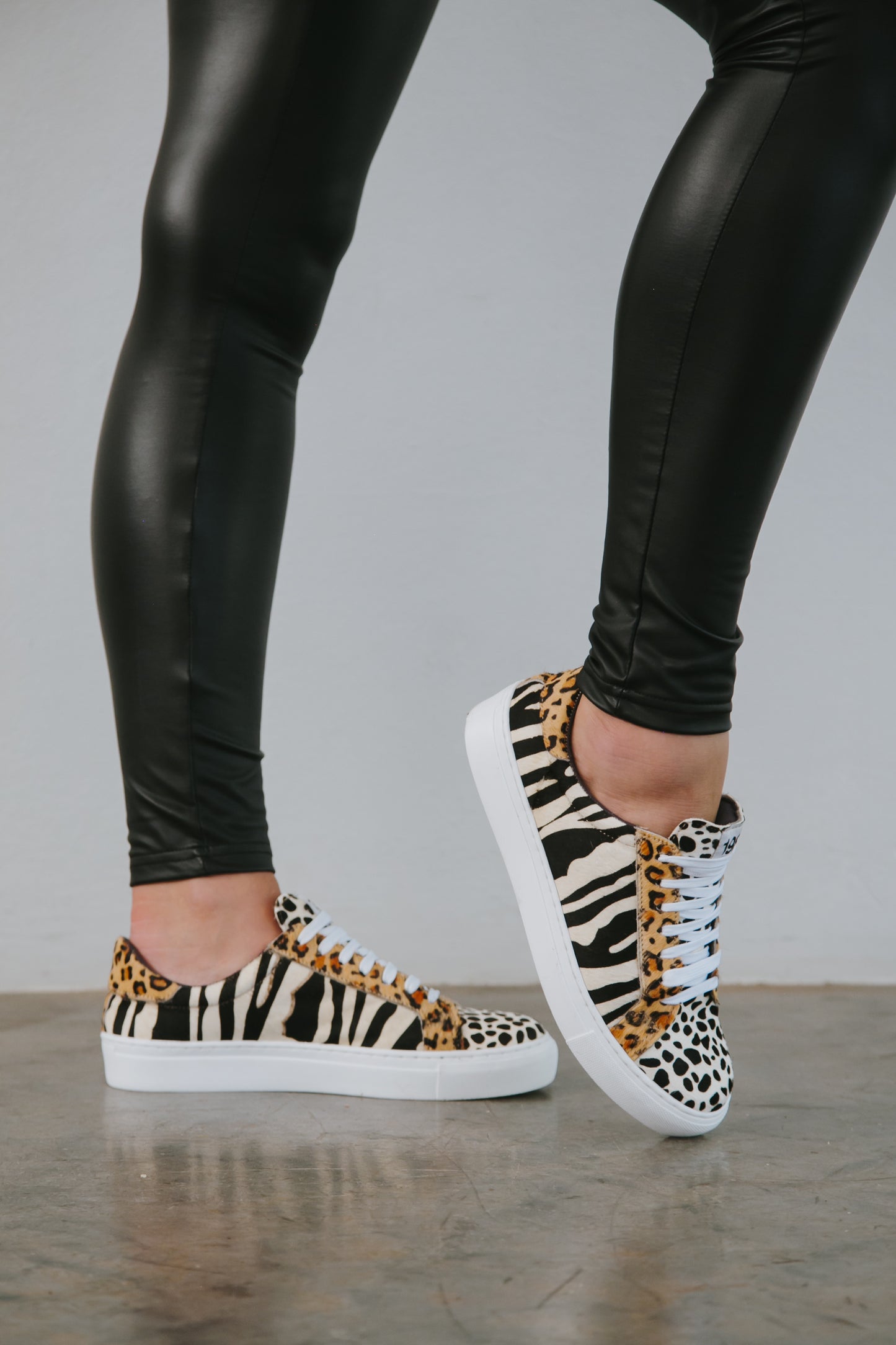 The Full Animal Print Low Top Sneaker