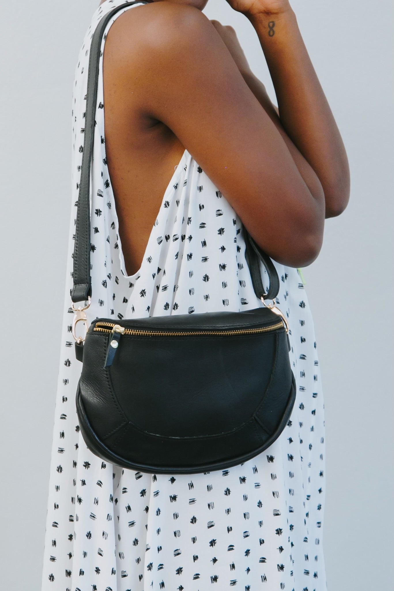 The Black Sleek Cross Body Bag