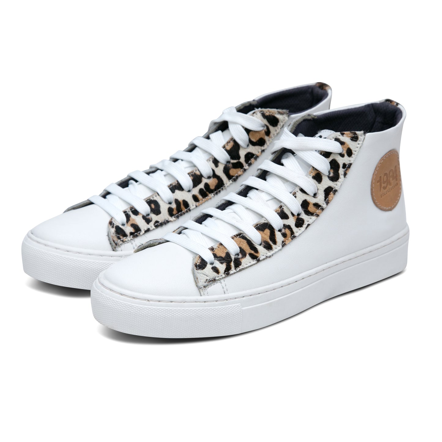 The Leopard Print High Top Sneaker