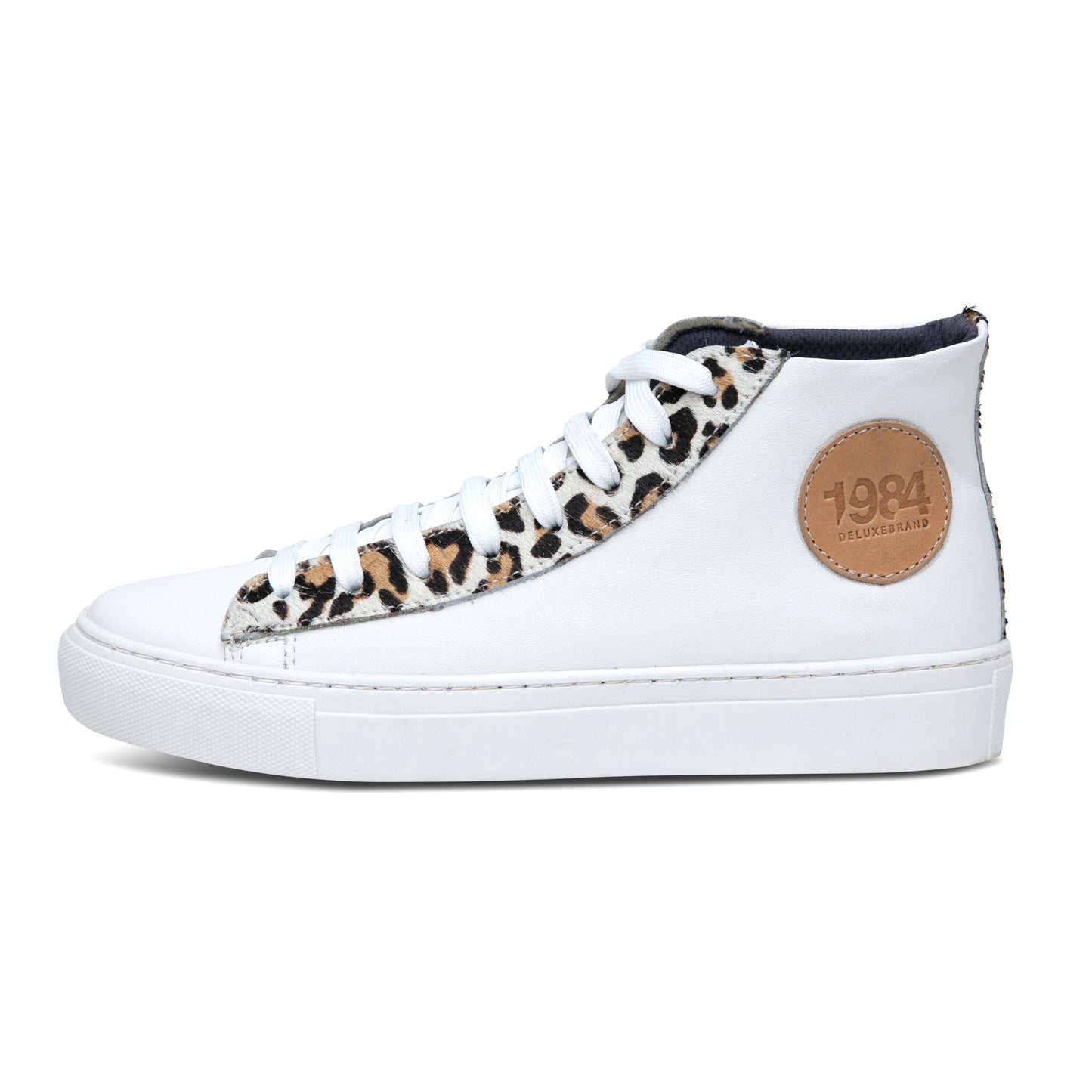 The Leopard Print High Top Sneaker