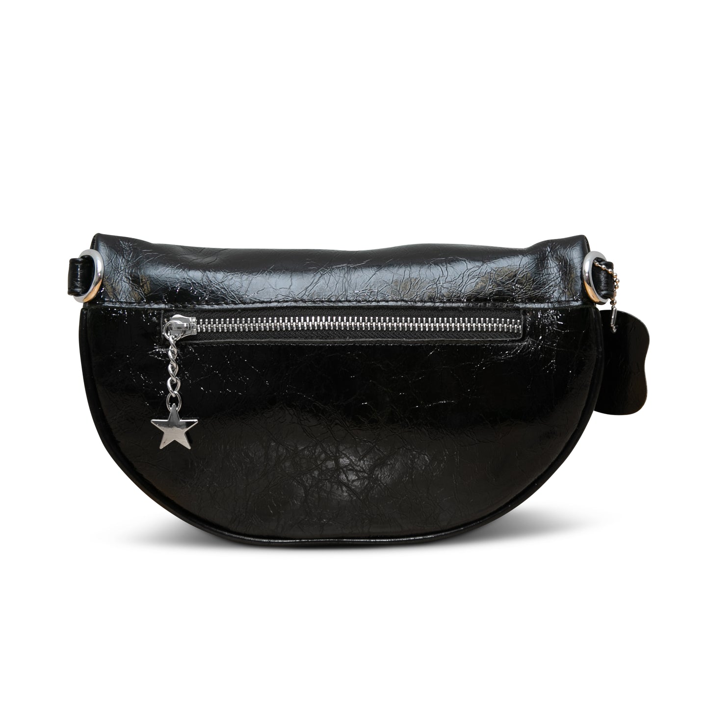 The Black Patent Leather Rope Bag