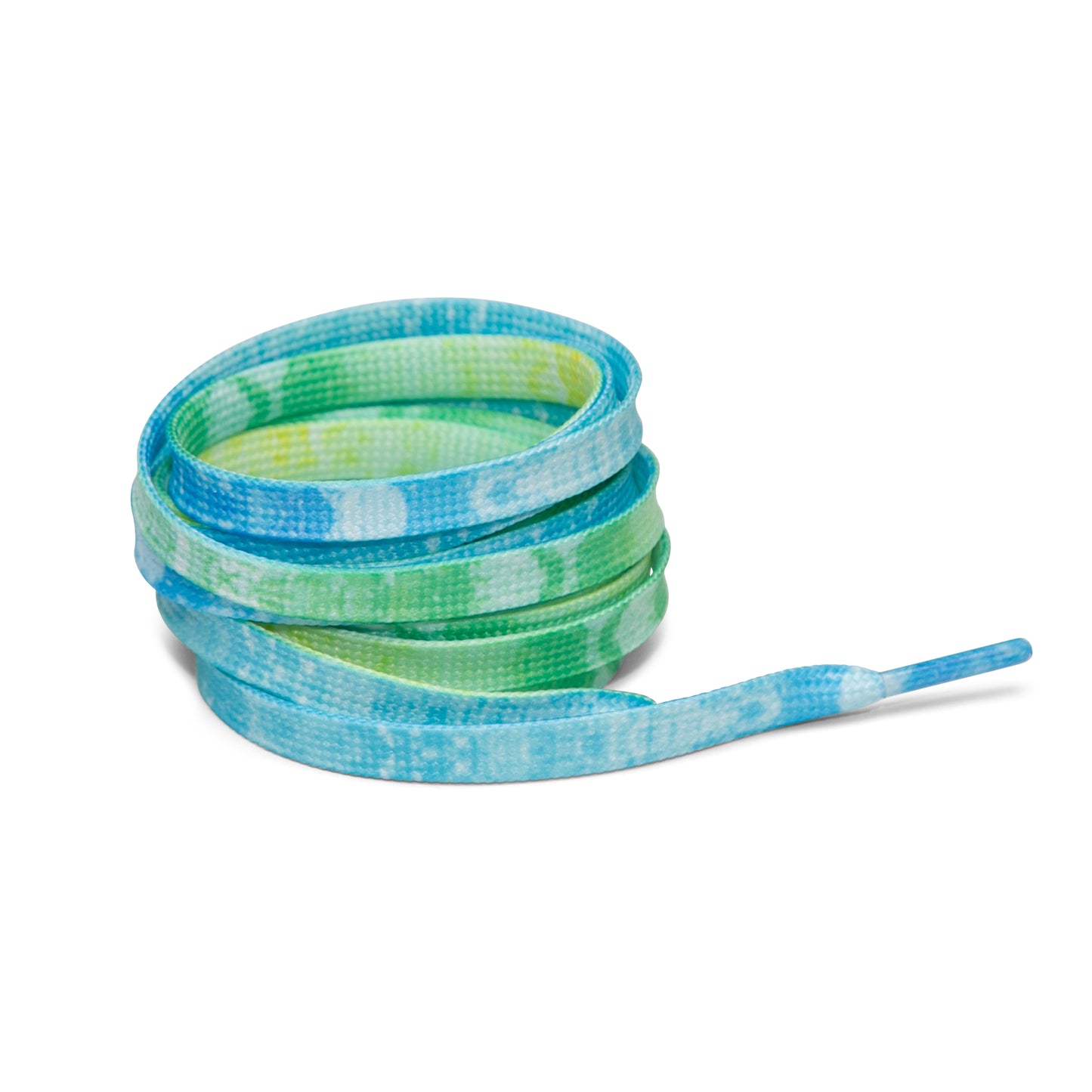 The Green/Blue Tie Dye Shoelace