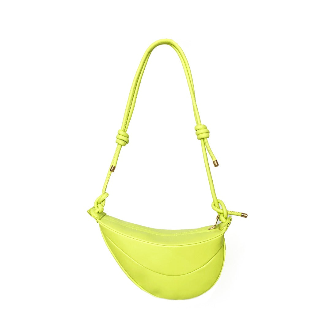 The Lumo Yellow Moon Bag