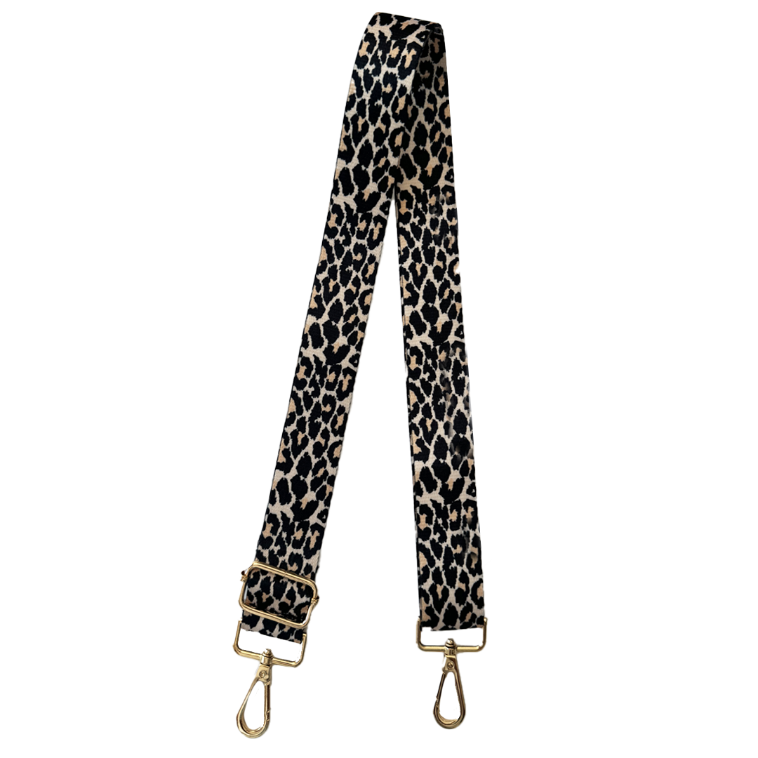 The Cream Leopard with Gold Hardware